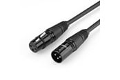 Ljudkabel - UGREEN AV130 Audio Cable XLR (female) - XLR (male) for Microphone / Amplifier - 2m - Black - 20710B