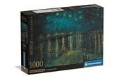 Pusselspel - Clementoni Puzzle Museum - S. Night Over The Rhone 1000 pieces 2D Pussel - 37095