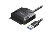 Hårddisk, tillbehör - UGREEN 2.5'' / 3.5'' hard drive adapter cable (USB-A 3.0 - SATA) - Black - 20611