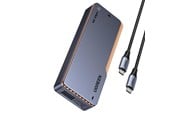 Hårddisk, tillbehör - UGREEN D703 USB4 40Gb/s M.2 NVMe SSD Enclosure with Active Cooling - Gray - 65727