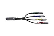 Nätverkskabel - NVIDIA LinkX 800GBase-CU to 200GBase-CU direct attach splitter cable - 2 m - Svart - 2m - 980-9I80C-00N002
