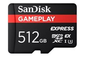 Flashram & USB Flash Drives - SANDISK GamePlay microSD Express - 880MB/s - 512GB - SDSQXFN-512G-GN6GN