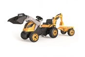 Leksaker - Smoby Builder Max traktor + släp - 7600710304