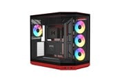 Chassi - HYTE Y50 ARGB (Black Cherry) - Chassi - Miditower - Röd - CS-HYTE-Y50RGB-RB