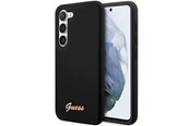 Mobile - Covers & Cases - GUESS GUHCS23MSLSMK S23+ S916 black/black hardcase Silicone Vintage Gold Logo - 3666339114824