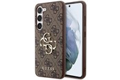 Mobile - Covers & Cases - GUESS GUHCS23S4GMGBR S23 S911 brown/brown hardcase 4G Big Metal Logo - 3666339114879