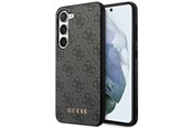 Mobile - Covers & Cases - GUESS GUHCS23SG4GFGR S23 S911 grey/grey hardcase 4G Metal Gold Logo - 3666339116958