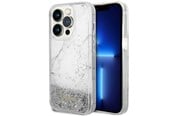 Mobile - Covers & Cases - GUESS GUHCP14LLCSGSGH iPhone 14 Pro 6.1" white/white hardcase Liquid Glitter Marble - 3666339127329