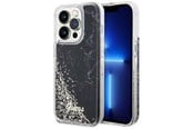 Mobile - Covers & Cases - GUESS GUHCP14LLCSGSGK iPhone 14 Pro 6.1" black/black hardcase Liquid Glitter Marble - 3666339127299