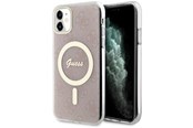 Mobile - Covers & Cases - GUESS GUHMN61H4STP iPhone 11 6.1" pink/pink hardcase 4G MagSafe - 3666339127343