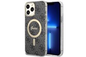 Mobile - Covers & Cases - GUESS GUHMP13XH4STK iPhone 13 Pro Max 6.7" black/black hardcase 4G MagSafe - 3666339126827