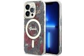 Mobile - Covers & Cases - GUESS GUHMP14LHCFWSA iPhone 14 Pro 6.1" green/khaki hardcase Flower MagSafe - 3666339115616