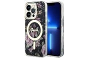 Mobile - Covers & Cases - GUESS GUHMP14LHCFWSK iPhone 14 Pro 6.1" black/black hardcase Flower MagSafe - 3666339115531