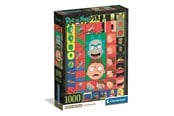 Pusselspel - Clementoni Puzzle Rick&Morty 3 - Compact Box 1000 pieces 2D Pussel - 37512