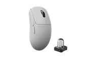 Mus - Keychron G6 HE 8K - Gamingmus - Optic - 5 knappar - Vit - G6-HB2