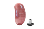 Mus - Keychron G6 HE 8K Frosted Pink - Gamingmus - Optic - 5 knappar - Pink - G6-HB5