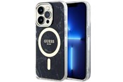 Mobile - Covers & Cases - GUESS GUHMP14LPCUMAK iPhone 14 Pro 6.1" black/black hardcase Marble MagSafe - 3666339118303