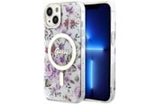 Mobile - Covers & Cases - GUESS GUHMP14MHCFWST iPhone 14 Plus 6.7" transparent hardcase Flower MagSafe - 3666339115647