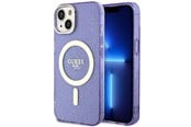 Mobile - Covers & Cases - GUESS GUHMP14MHCMCGU iPhone 14 Plus 6.7" purple/purple hardcase Glitter Gold MagSafe - 3666339125677