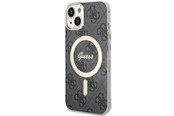 Mobile - Covers & Cases - GUESS 4G MagSafe case for iPhone 14 - black - 3666339126834