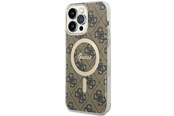 Mobile - Covers & Cases - GUESS GUHMP14XH4STW iPhone 14 Pro Max 6.7" brown/brown hardcase 4G MagSafe - 3666339126902