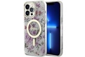 Mobile - Covers & Cases - GUESS GUHMP14XHCFWST iPhone 14 Pro Max 6.7" transparent hardcase Flower MagSafe - 3666339115661