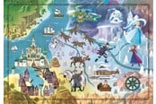 Pusselspel - Clementoni Puzzle Maps Frozen 1000 pieces 2D Pussel - 39784
