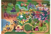 Pusselspel - Clementoni Puzzle Story Maps Alice in Wonderland 1000 pieces 2D Pussel - 39785