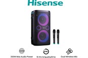 Bärbar & festhögtalare - Hisense Party Storm - 300 W - Bluetooth - with 2 Microphones - Party Storm 1