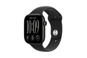 Pulsmätare & Stegräknare - Apple Watch Series 12 GPS 46mm Black Aluminium Case with Black Sport Band - M/L - MJEL4QN/A