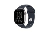 Pulsmätare & Stegräknare - Apple Watch Series 12 GPS + Cellular 42mm Space Grey Aluminium Case with Navy Blue Sport Band - S/M - MJFX4QN/A