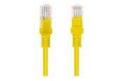 Nätverkskabel - Lanberg patch cable - 50 cm - yellow RAL 1028 - Gul - PCU5-10CC-0050-Y