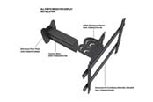 Väggfäste, AV-Möbel - Multibrackets M Pro Series mounting component - 30 cm - black - Max - recommended for - 7340234815784