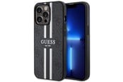Mobile - Covers & Cases - GUESS GUHMP13LP4RPSK iPhone 13 Pro / 13 6.1" black/black hardcase 4G Printed Stripes MagSafe - 3666339119652