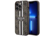 Mobile - Covers & Cases - GUESS GUHMP13XP4RPSW iPhone 13 Pro Max 6.7" brown/brown hardcase 4G Printed Stripes MagSafe - 3666339119768