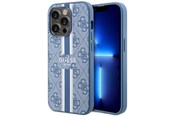 Mobile - Covers & Cases - GUESS GUHMP14LP4RPSB iPhone 14 Pro 6.1" blue/blue hardcase 4G Printed Stripes MagSafe - 3666339119997