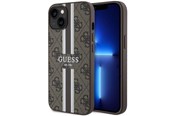 Mobile - Covers & Cases - GUESS GUHMP14SP4RPSW iPhone 14 6.1" brown/brown hardcase 4G Printed Stripes MagSafe - 3666339119775