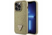 Mobile - Covers & Cases - GUESS GUHCP14LHDGTPD iPhone 14 Pro 6.1" gold/gold hardcase Rhinestone Triangle - 3666339120078
