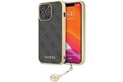 Mobile - Covers & Cases - GUESS 4G Charms Collection case for iPhone 14 Pro - gray - 3666339169879