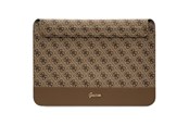 Systemtillbehör - GUESS 4G Stripe Metal Logo case for a 14" laptop - brown - 3666339110833