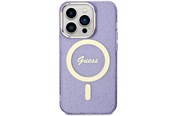 Mobile - Covers & Cases - GUESS GUHMN61HCMCGU iPhone 11 / Xr 6.1" purple/purple hardcase Glitter Gold MagSafe - 3666339125608
