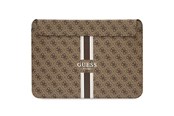 Systemtillbehör - GUESS 4G Printed Stripes cover for a 14" laptop - brown - 3666339120535