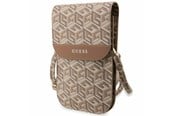 Väskor - GUESS Handbag GUWBHGCFSEW brown/brown GCube Stripe - 3666339112752