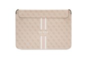 Systemtillbehör - GUESS 4G Printed Stripes cover for a 14" laptop - pink - 3666339120559