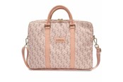 Väskor - GUESS GCube Stripes bag for a 16" laptop - pink - 3666339113001