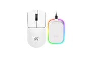 Mus - MCHOSE K7 V2 Pro+ Lightweight Wireless - Gamingmus - Optic - 6 knappar - Vit - HW-K7V2-12