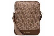 Väskor - GUESS Bag GUTB10HGCFSEW 10" brown/brown GCube Stripe Tablet Bag - 3666339120368