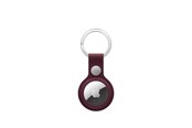 Andra mobiltillbehör - Apple AirTag FineWoven Key Ring – Burgundy - MKG04ZM/A