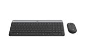 Tangentbord - Logitech Slim Wireless Combo MK470 - Tastatur & Mus set - Belgisk - Grå - 920-009194