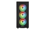 Chassi - Sharkoon TG6M RGB - tower - ATX - Chassi - Tower - Svart - 4044951032136